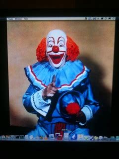 My new desktop background is disturbing (warning: clowns).… | Flickr