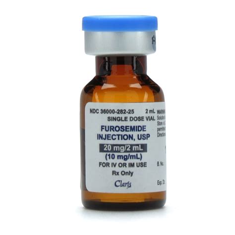 Furosemide, 10mg/mL, SDV, 2mL Vial | McGuff Medical Products