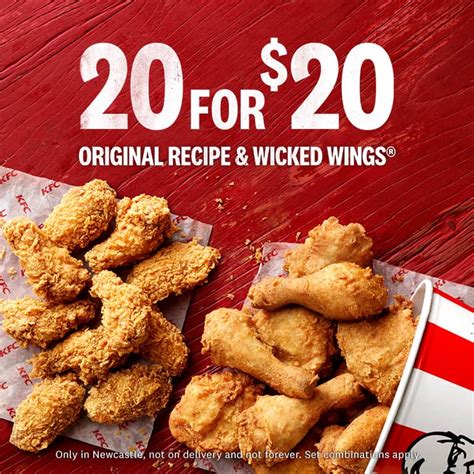 DEAL: KFC - 20 for $20 - 10 Pieces Original Recipe + 10 Wicked Wings (Cairns Only) | Frugal Feeds