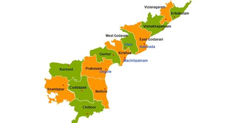 List of Districts & Mandals in Andhra Pradesh State | All India Daily