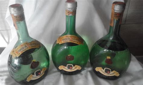 Lot of 3 bottles of Hungarian Apricot Fruit brandy - "Pecsetes, barack ...