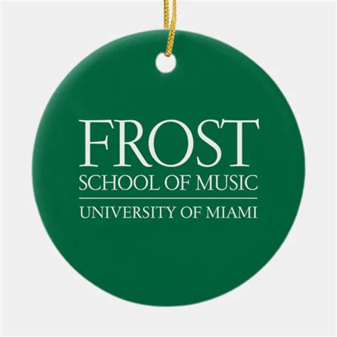Frost School of Music Logo Ceramic Ornament | Zazzle