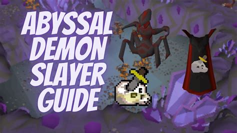 Abyssal Demon Slayer Guide OSRS! How I SLAY Demons! - YouTube