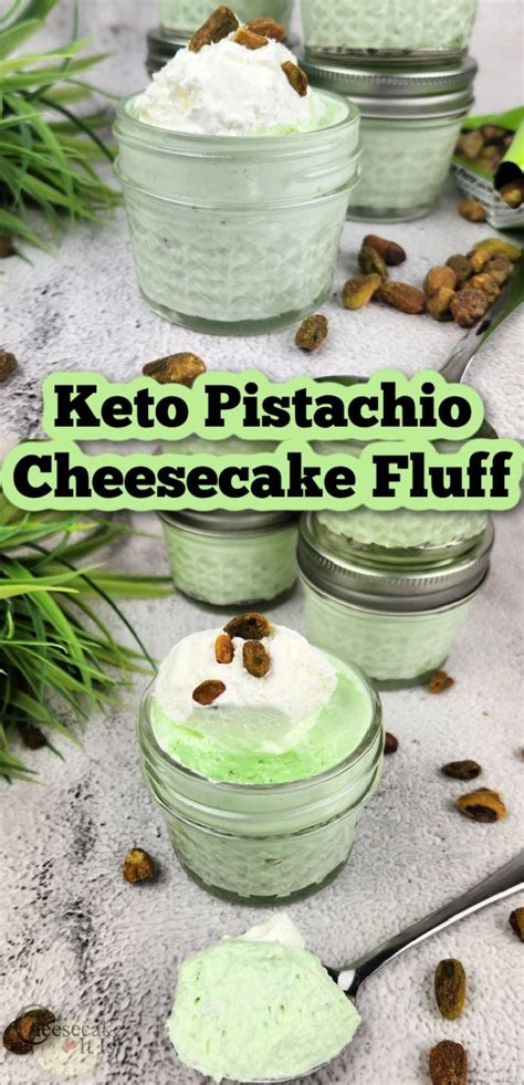 Low Carb Keto Pistachio Cheesecake Fluff Recipe - Cheesecake It Is! | Recipe | Keto desert ...