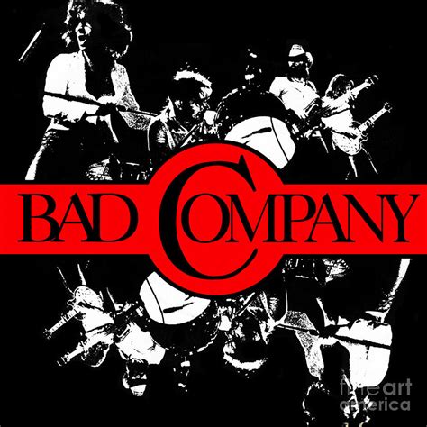 Bad company band logos musician Digital Art by Lyn Dutnell