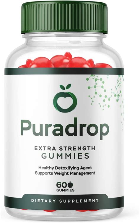 Puradrop Extra Strength Puradrops Gummies 1 Pack