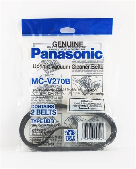 Panasonic MC-V270B Vacuum Belt Type UB 8 - Juniper Home & Kitchen