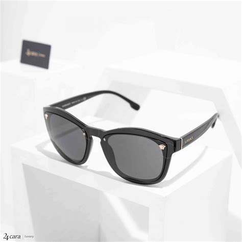 VERSACE AVIATOR LOGO SUNGLASSES