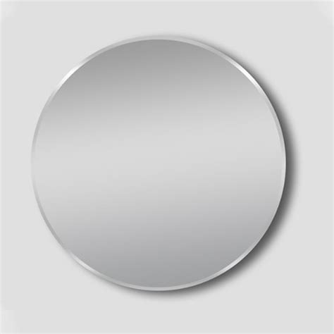 Matte Brushed Nickel Round Mirror - Capital Tiles