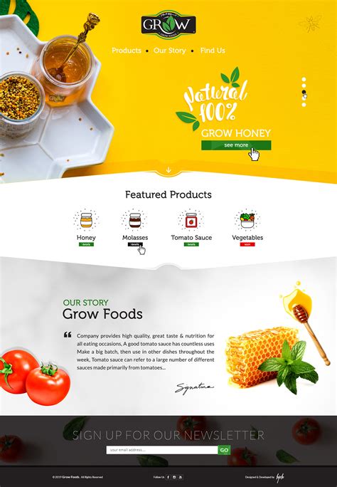 GROW Foods on Behance