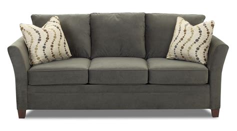 Klaussner Taylor Sofa with Accent Pillows | Darvin Furniture | Sofas