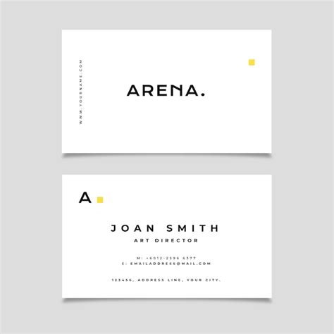 Minimalist Business Card - Free Download on Freepik