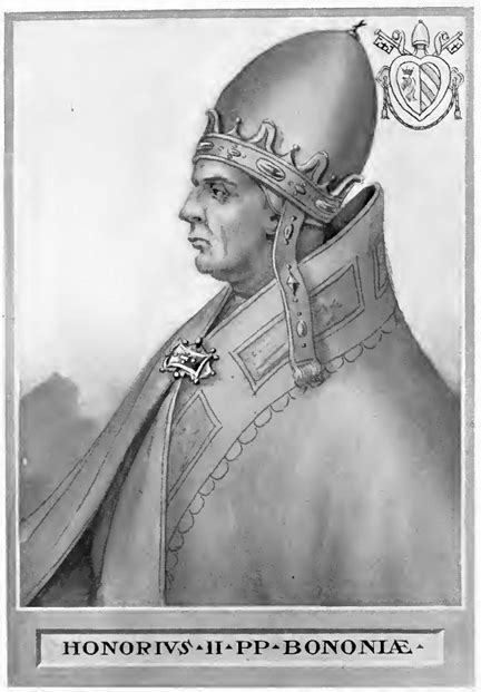 Pope Honorius II - 163rd Pope - PopeHistory.com