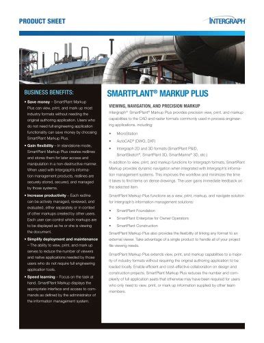 SmartPlant Isometrics Product Sheet - Intergraph - PDF Catalogs | Documentation | Brochures