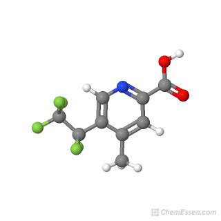 4-Methyl-5-(perfluoroethyl)picolinic acid Structure - C9H6F5NO2 - Over ...