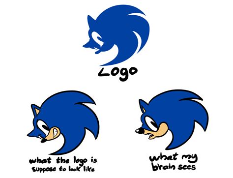 I grew up looking at the iconic sonic logo at an unintended different ...