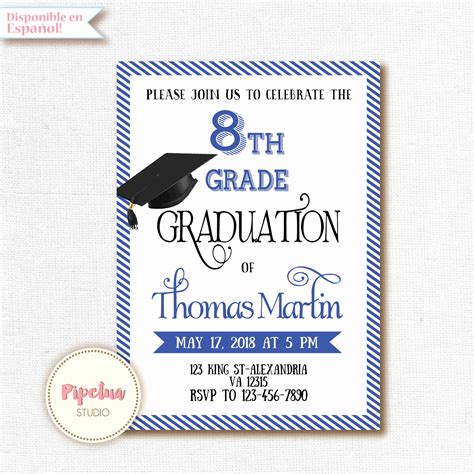 35 8th Grade Graduation Program Template | Hamiltonplastering