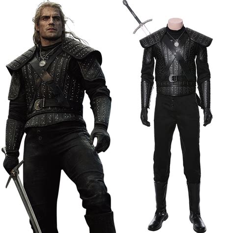 The Witcher Netflix TV Henry Cavill Geralt Cosplay Costume – Cosplaysky.fr