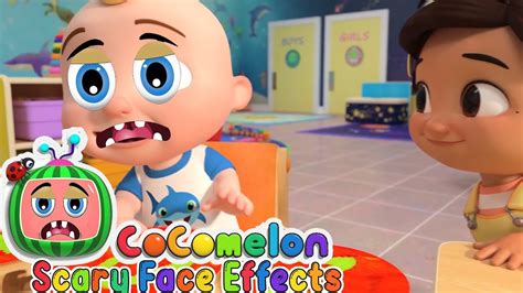 Kids Songs The ABC Song Nursery Rhymes and more Cocomelon Scary Face Effects - YouTube