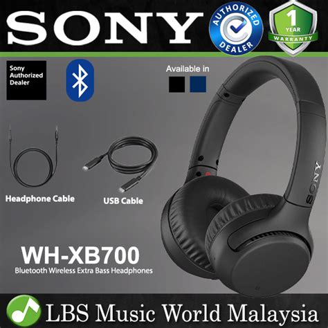 Sony WH-XB700 Wireless Extra Bass Headphones Headset With NFC and ...