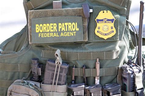 Border Patrol Federal Agent Gear Editorial Stock Photo - Image of ...