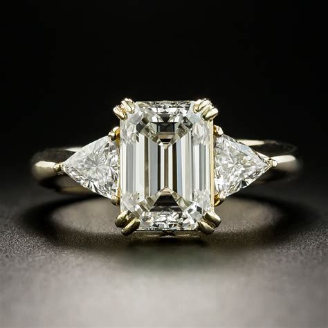 3.01 Carat Emerald-Cut Diamond Engagement Ring - GIA N SI1