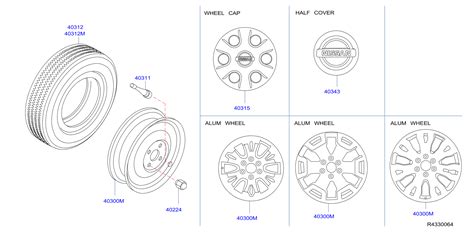 2020 Nissan Pathfinder Rim. Wheel Aluminum. SV, MIDWHEELBASE, COMF - 40300-9FS4A - Genuine ...