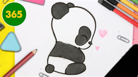 HOW TO DRAW A CUTE PANDA KAWAII - YouTube