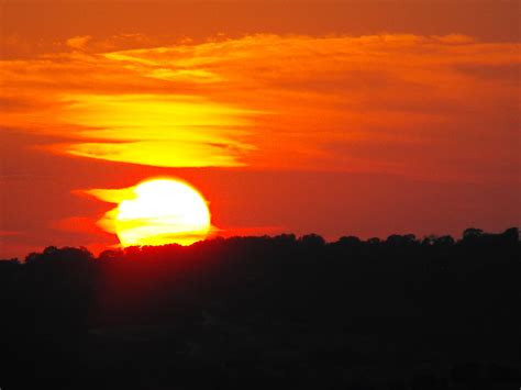 Hot August Sunset In Texas Photograph by Rebecca Cearley