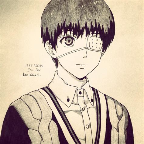 Tokyo Ghoul ( Ken Kaneki ) fan art by raeinspirit7 on DeviantArt