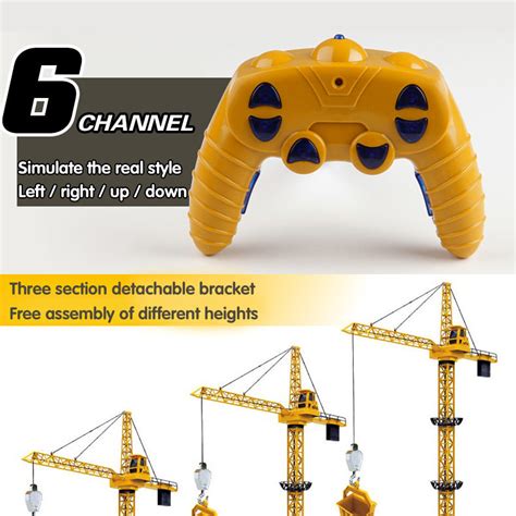 Remote Control Rotating Kids Toy Construction Crane – MaviGadget