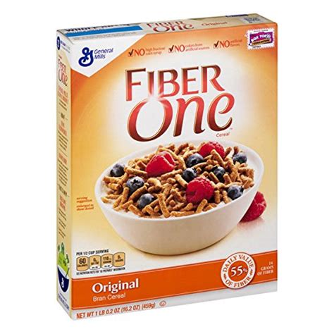 Amazon.com: Fiber One Cereal, salvado original, cereales de grano entero, 19.6 onzas : Comida ...