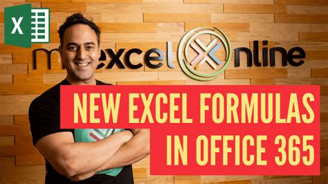 New Excel Formulas in Office 365 | MyExcelOnline