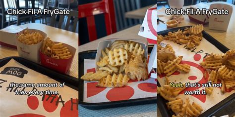 Chick-fil-A Customers Count Fries in Small, Medium, Large