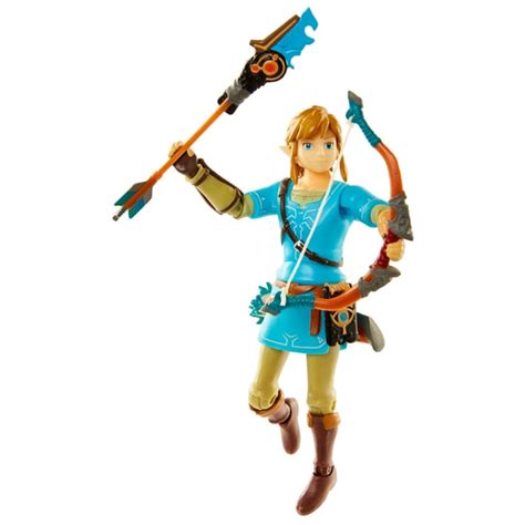 Legend of Zelda Breath of the Wild Link Action Figure - World of Nintendo - SUPER MARIO ODYSSEY