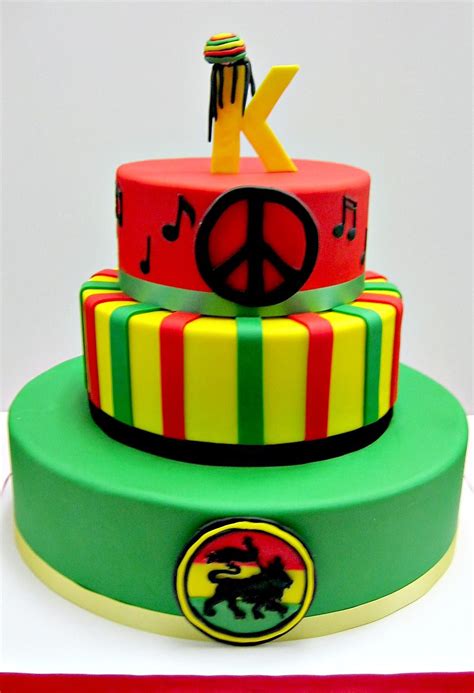 Bolos Bob Marley, Bob Marley Cakes, Weed Birthday Cake, Happy 40th Birthday, Birthday Party ...