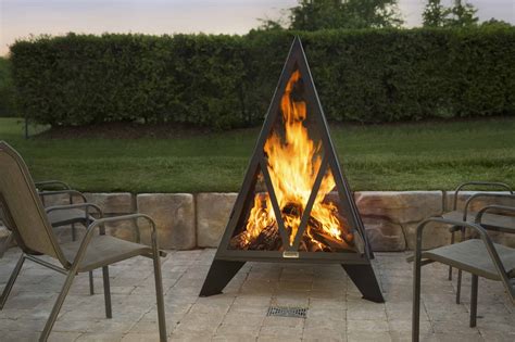 Iron Embers Pyramid Fireplace