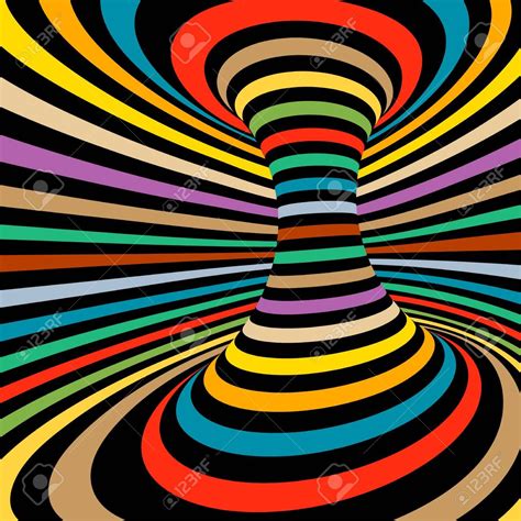 colorful vector op art pattern | Optical illusions art, Illusion art, Optical illusions drawings