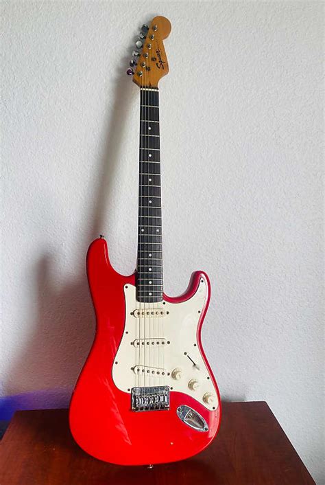 Squier Bullet Stratocaster by Fender (Red) | Reverb Canada