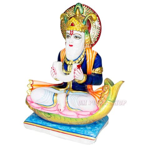 Jhulelal Statue in White Marble buy online at best price