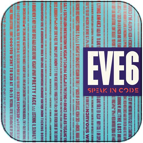 Eve 6 Speak In Code Album Cover Sticker