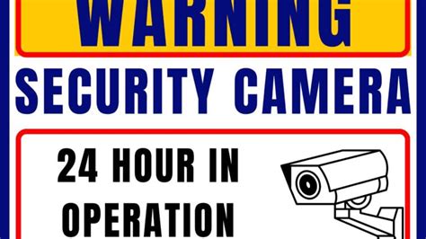 Funny Camera Security Signs | FREE Download