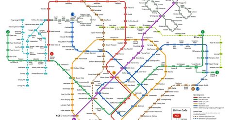 Land Transport Authority LTA's latest MRT map for Singapore by 2030 ...