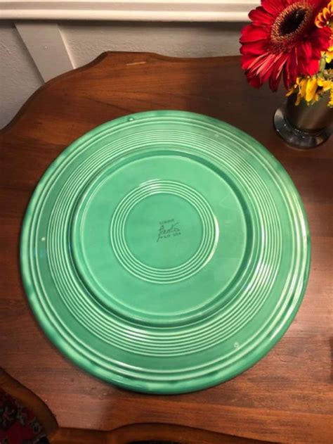 Vintage Green Fiestaware Round Platter | Etsy