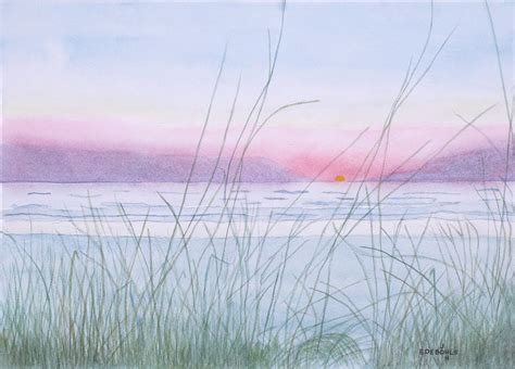 Florida Sunset | Landscape, Original fine art, Sunset painting