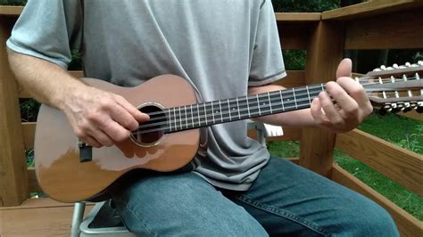 Kala 8 String Baritone Ukulele Slow Fingerpicked September 2023 - YouTube