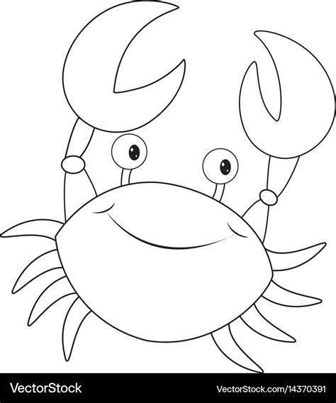 Crab Outline Clip Art