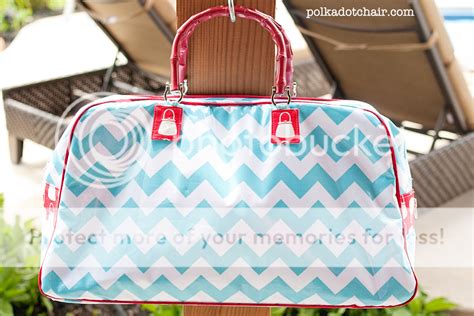 Retro Travel Bag: A tutorial - The Polkadot Chair