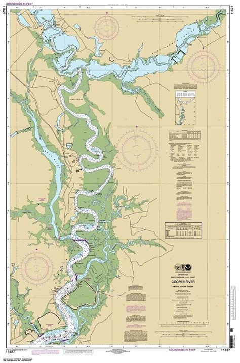 TheMapStore | NOAA Charts 11527 Cooper River Goose Creek Charleston ...