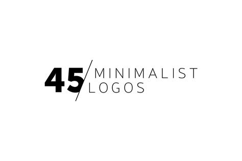 45 Minimalist Logos | Branding & Logo Templates ~ Creative Market